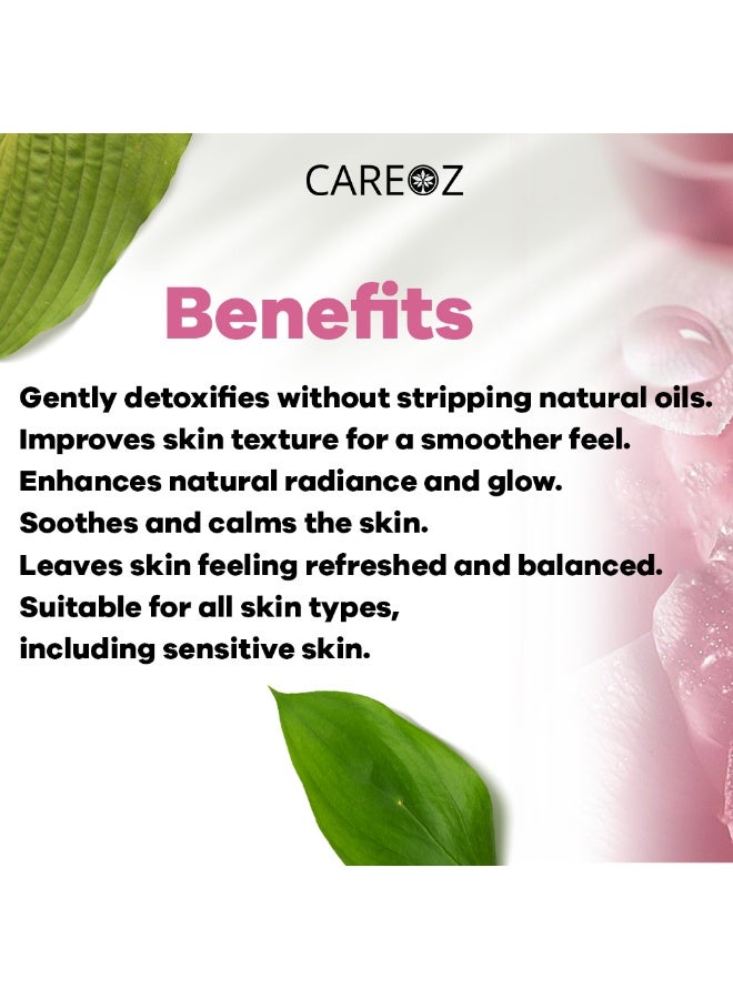 CAREOZ Dead Sea Mud + Rose Detox & Glow All-Over Mask Duo - Image 3